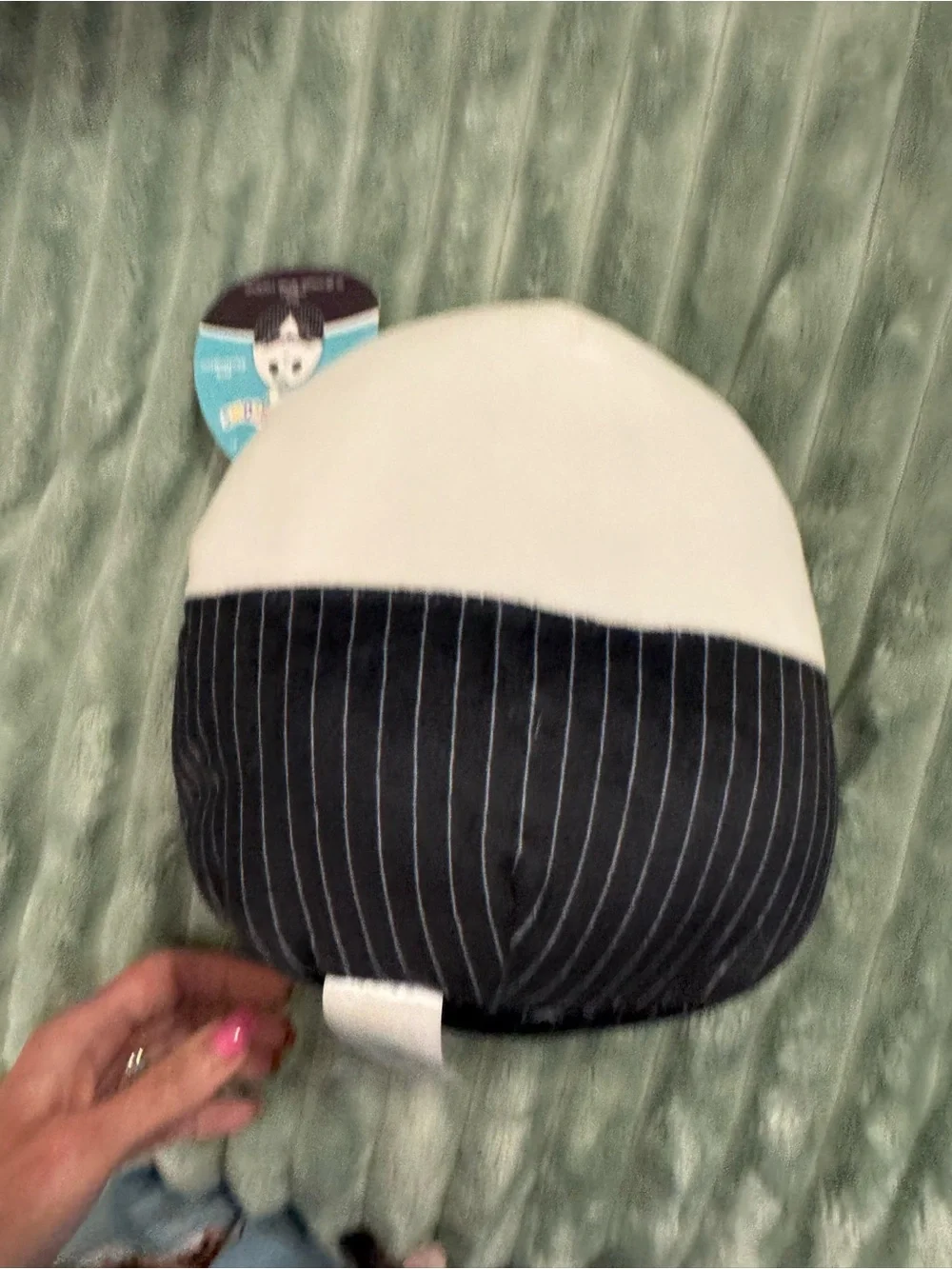 Disney Jack Skellington Plush in White and Black with Pinstripe Suit - Picture 3 of 3